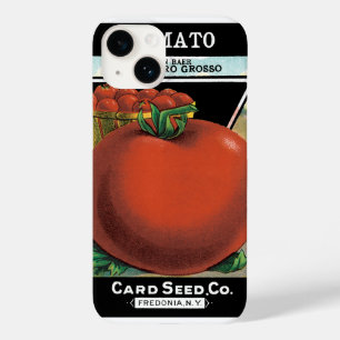 Funda Para iPhone 14 De Case-Mate Arte de etiqueta de paquete de semillas vintage, T