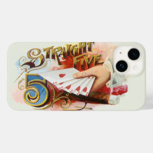 Funda Para iPhone 14 De Case-Mate Arte de etiqueta de puro vintage Straight Flush co