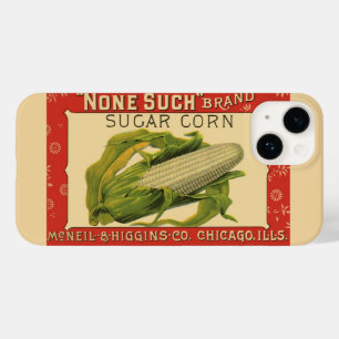 Funda Para iPhone 14 De Case-Mate Arte de etiqueta de verdura vintage, None Such maí