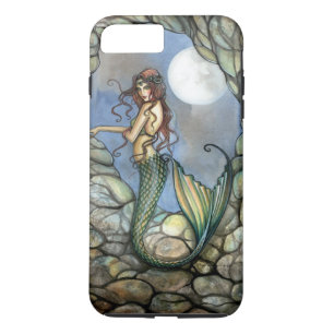 Funda Para iPhone 8 Plus/7 Plus Arte de fantasía de sirena de caverna oculta Siren
