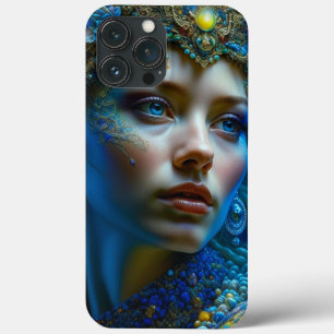 Funda Para iPhone 13 Pro Max Arte de fantasía etérea Princesa Guerrera Mística