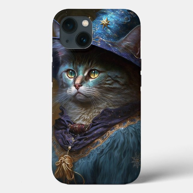 Funda De Case-Mate Para iPhone Arte de fantasía para gatos (Reverso )