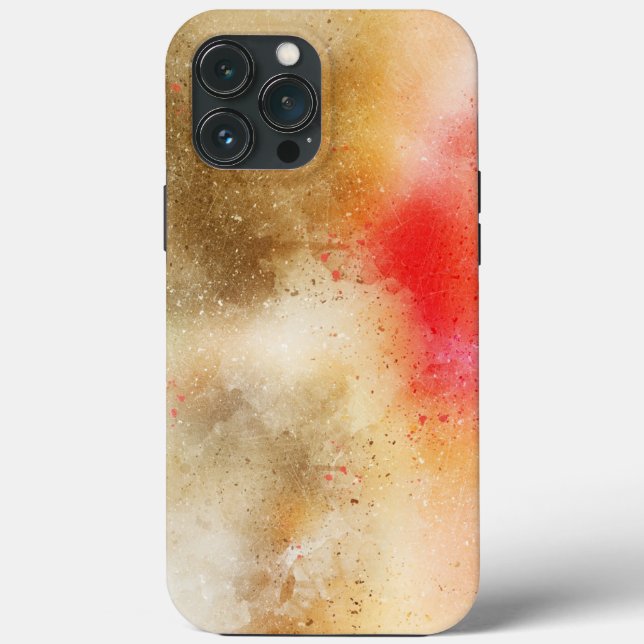 Funda De Case-Mate Para iPhone arte-de-fondo-abstracto-acuarela (Reverso )