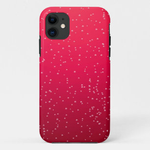 Funda Para iPhone 11 Arte de fondo de refresco de cereza con burbujas d