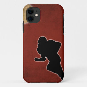 Funda Para iPhone 11 Arte de fútbol americano de época