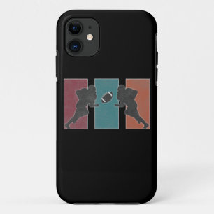 Funda Para iPhone 11 Arte de fútbol americano de época
