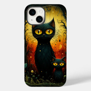 Funda Para iPhone 14 De Case-Mate Arte de gatos anémicos