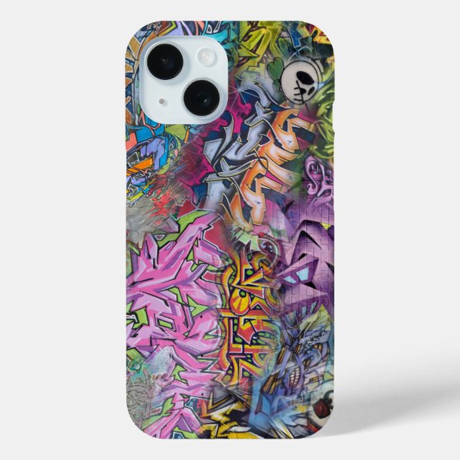Funda De Case-Mate Para iPhone arte de graffiti (Reverso )