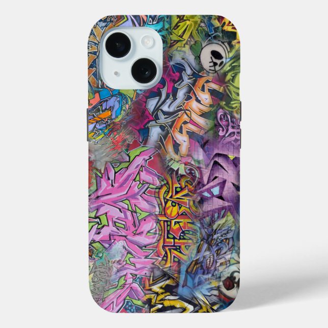 Funda De Case-Mate Para iPhone arte de graffiti (Reverso )