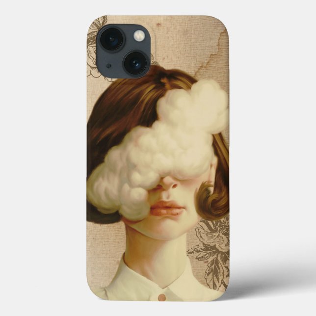 Funda De Case-Mate Para iPhone arte de humo de faja de filtro marrón (Reverso)
