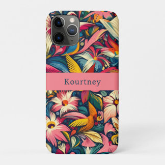 Funda Para iPhone 11 Pro Arte de jardín abstracto moderno