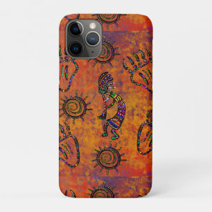 Funda Para iPhone 11 Pro Arte de Kokopelli