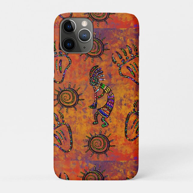Funda De Case-Mate Para iPhone Arte de Kokopelli (Reverso)