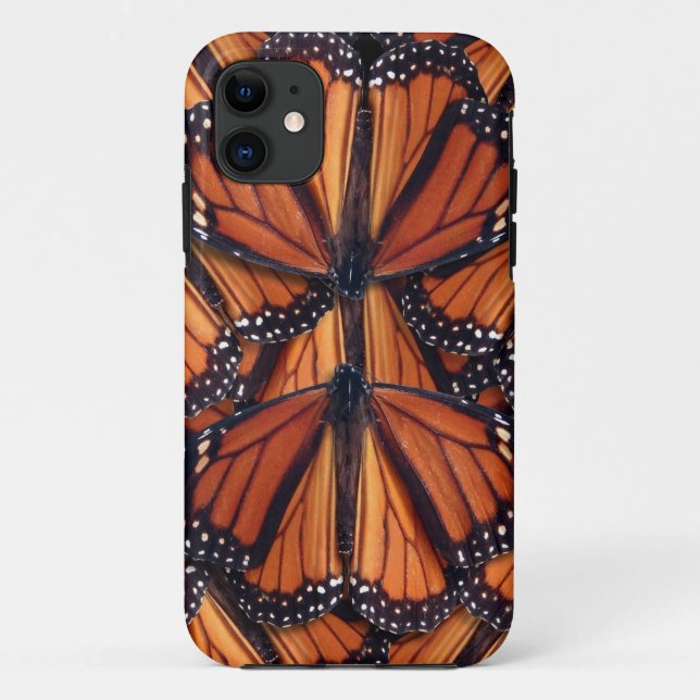 Funda De Case-Mate Para iPhone arte de la mariposa monarca (Reverso)