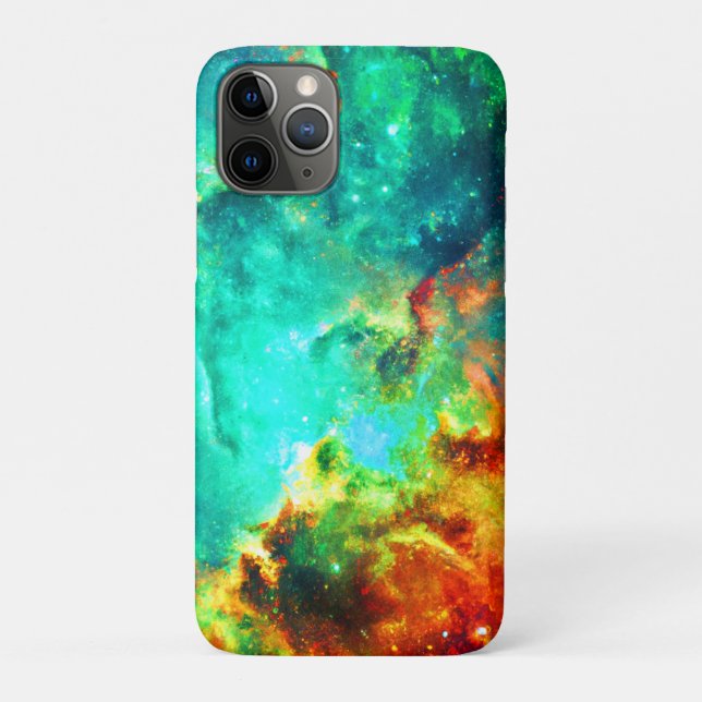 Funda De Case-Mate Para iPhone Arte de lienzo de galaxia vibrante (Reverso)