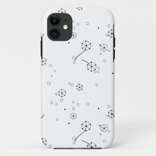 Funda Para iPhone 11 Arte de línea, polvo de estrella
