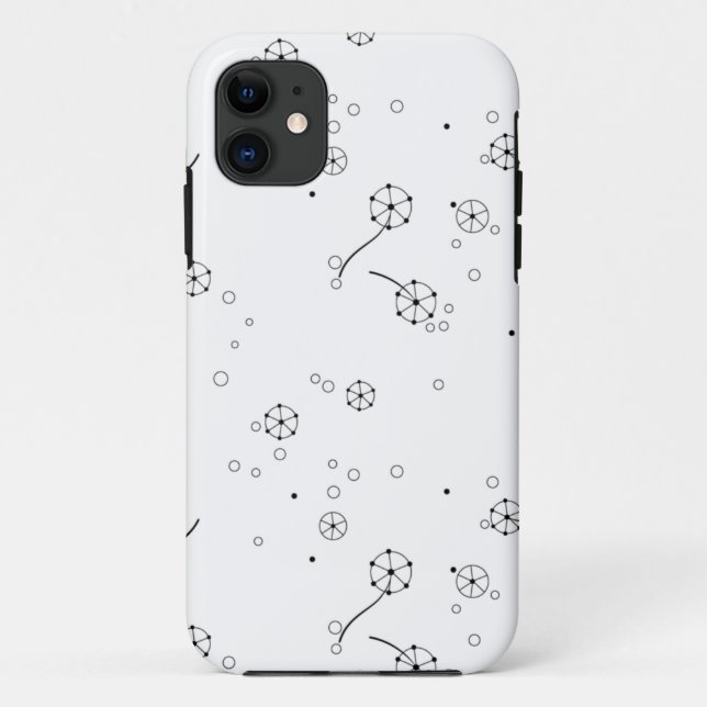 Funda De Case-Mate Para iPhone Arte de línea, polvo de estrella (Reverso)