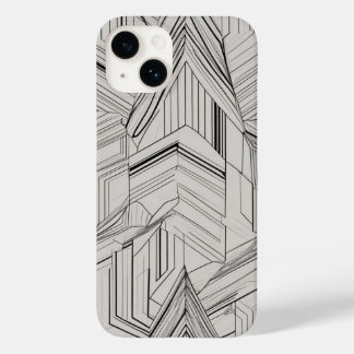 Funda Para iPhone 14 De Case-Mate Arte de líneas de triángulos concéntricos