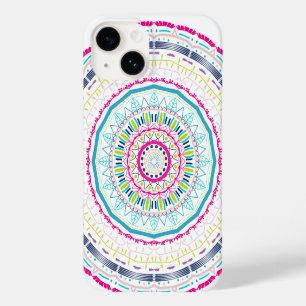 Funda Para iPhone 14 De Case-Mate Arte de mandala colorido vibrante