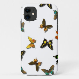 Funda Para iPhone 11 Arte de Mariposas de Colores