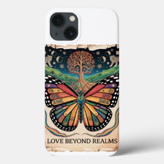Funda Para iPhone 13 Arte de mariposas mayas LGBTQ | Orgullo arcoiris