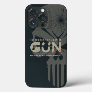 Funda Para iPhone 13 Pro Arte de monograma de arma   (Modo oscuro)