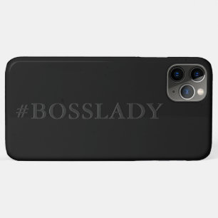 Funda Para iPhone 11 Pro Max Arte de palabras con actitud caprichosa gris oscur