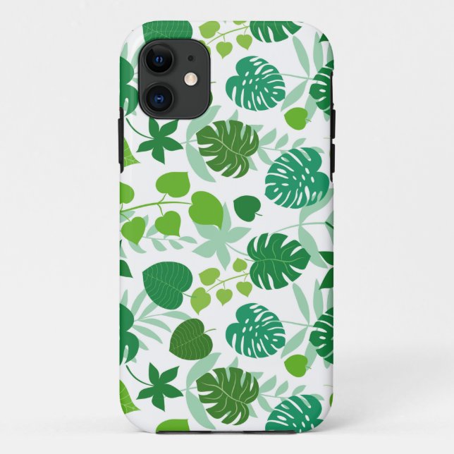 Funda De Case-Mate Para iPhone Arte de palabras tropicales (Reverso)