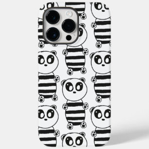 Funda Para iPhone 14 Pro Max De Case-Mate Arte de panda blanco y negro juguetón