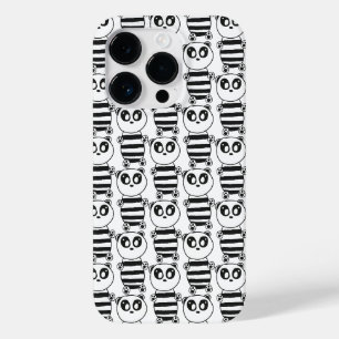 Funda Para iPhone 14 Pro De Case-Mate Arte de panda blanco y negro juguetón
