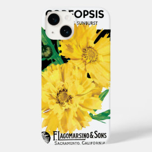 Funda Para iPhone 14 De Case-Mate Arte de Paquete de Semillas Antiguas, Flores de Co