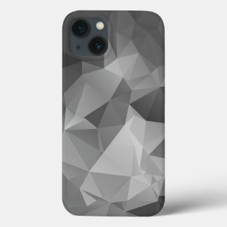Funda Para iPhone 13 Arte De Pirámide Gris Abstracto Elegante