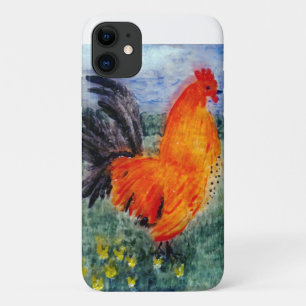 Funda Para iPhone 11 Arte de pollo de gallo