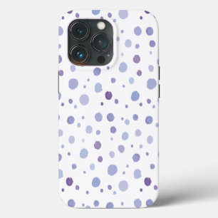 Funda Para iPhone 13 Pro Arte de puntos con pinceladas orgánicas y adorable