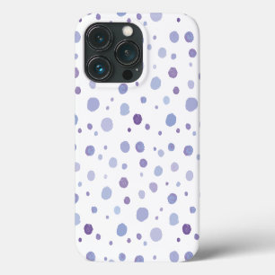 Funda Para iPhone 13 Pro Arte de puntos con pinceladas orgánicas y adorable