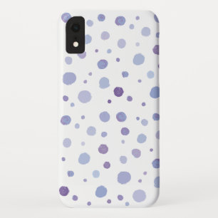 Funda Para iPhone XR Arte de puntos con pinceladas orgánicas y adorable