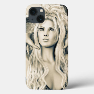Funda Para iPhone 13 Arte de retrato de glamour victoriano vintage
