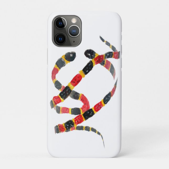 Funda De Case-Mate Para iPhone Arte de serpiente bailando (Reverso)