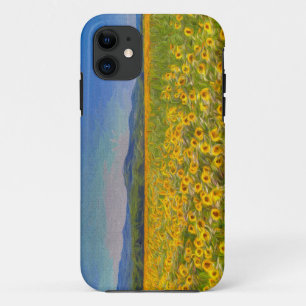 Funda Para iPhone 11 Arte de sueños de girasol