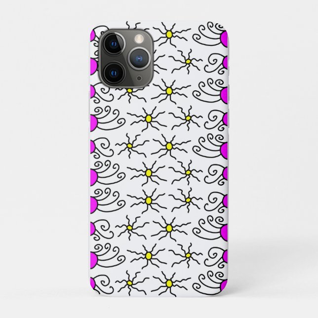 Funda De Case-Mate Para iPhone Arte de Sun Doodle (Reverso)