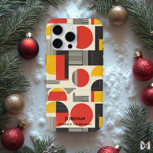 Funda Para iPhone 15 Pro Max Arte de Tapa Polinesio - Fusión Geométrica
