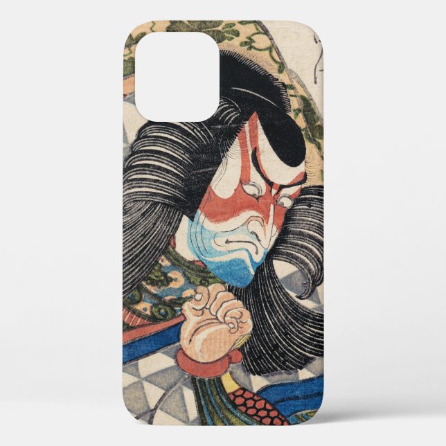 Funda De Case-Mate Para iPhone Arte de tatuajes de guerrero Ichikawa Danjuro kabu (Reverso )