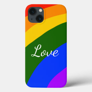 Funda Para iPhone 13 Arte de texto para agregar nombre con amor en el m