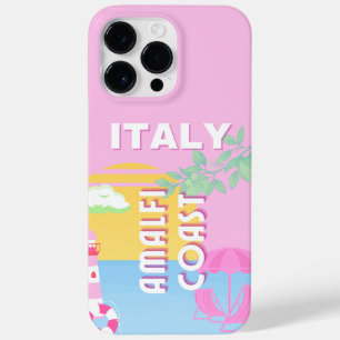 Funda Para iPhone 14 Pro Max De Case-Mate Arte de viaje por Italia, Costa de Amalfi, Preppy,