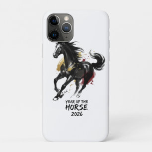 Funda Para iPhone 11 Pro Arte del Caballo del Año Nuevo Chino 2026