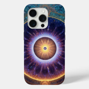 Funda Para iPhone 15 Pro Arte del Mandala Celestial – El Ojo de Luz