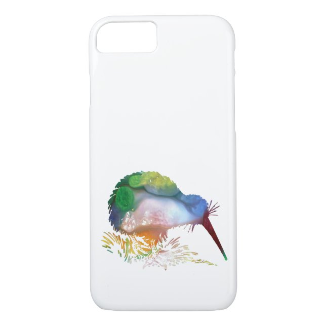 Funda De Case-Mate Para iPhone Arte del pájaro del kiwi (Reverso)