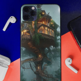 Funda Para iPhone 13 Pro Arte digital de la casa de árboles fantasmas