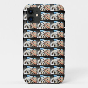 Funda Para iPhone 11 Arte Dimensional de perro blanco,