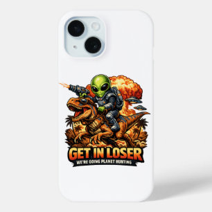 Funda Para iPhone 15 Arte divertido de meme de ciencia ficción fantásti